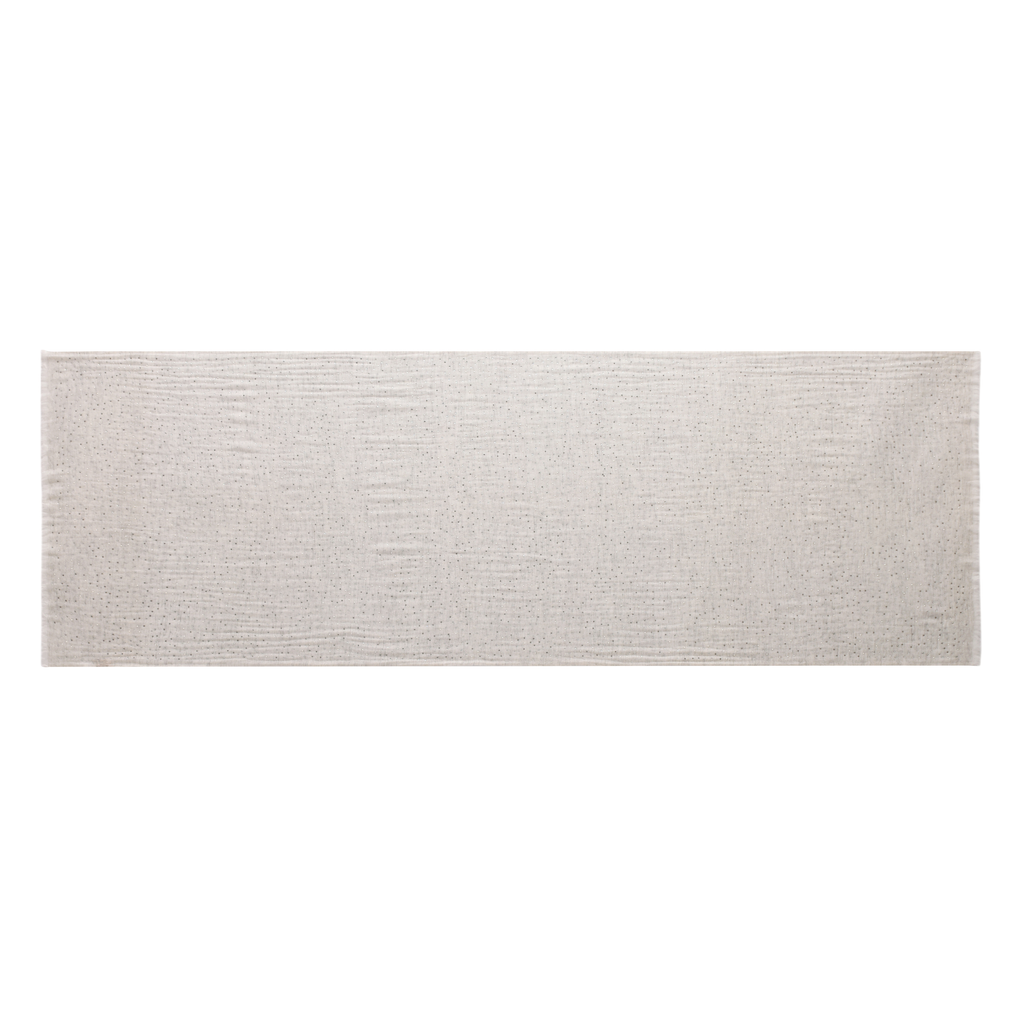 Swarovski and Pearl Embellishment Cashmere Scarf in Grey