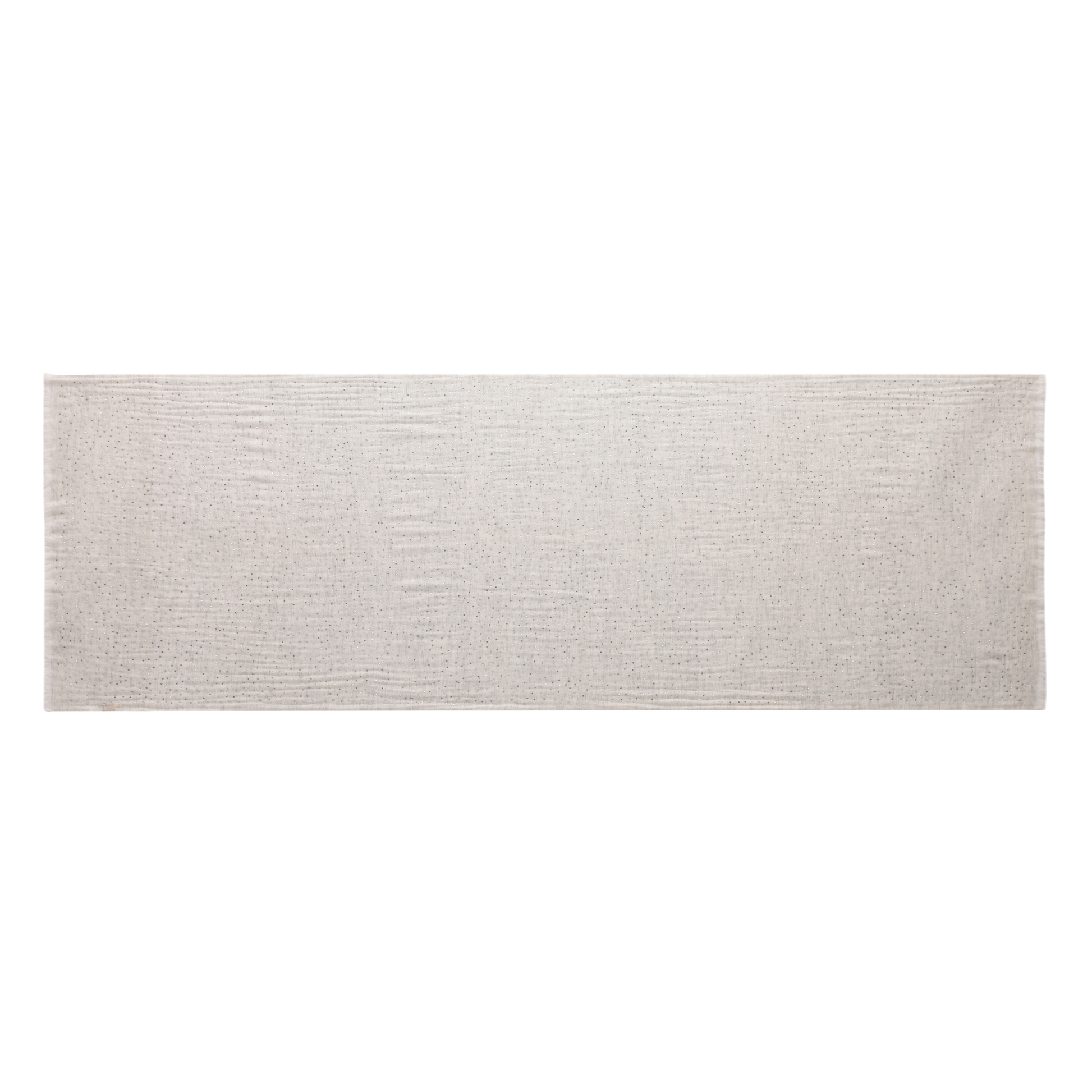 Swarovski and Pearl Embellishment Cashmere Scarf in Grey