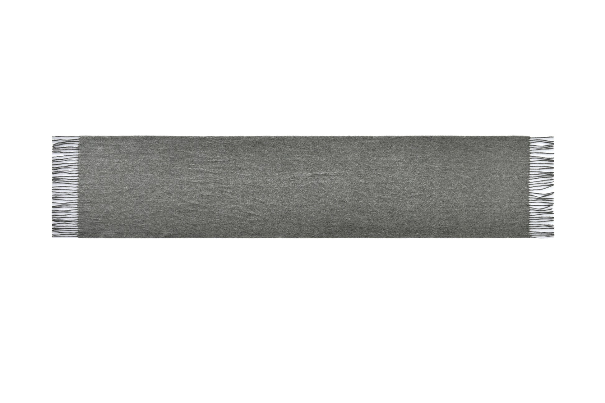 Double-Sided Cashmere Scarf in Grey