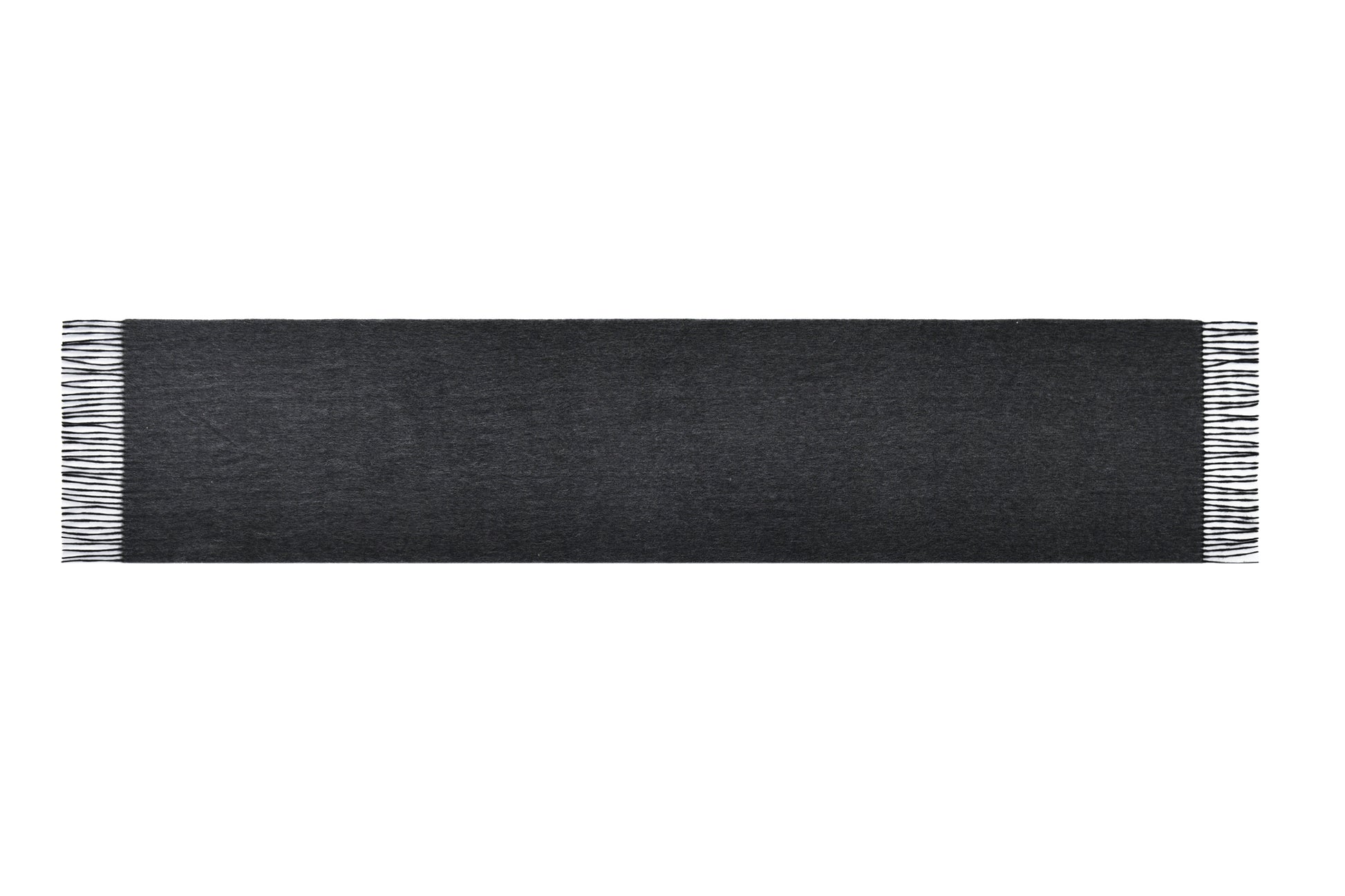 Double-Sided Cashmere Scarf in Coffee
