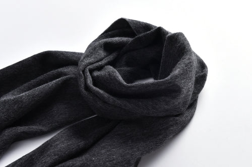 Double-Sided Cashmere Scarf in Coffee