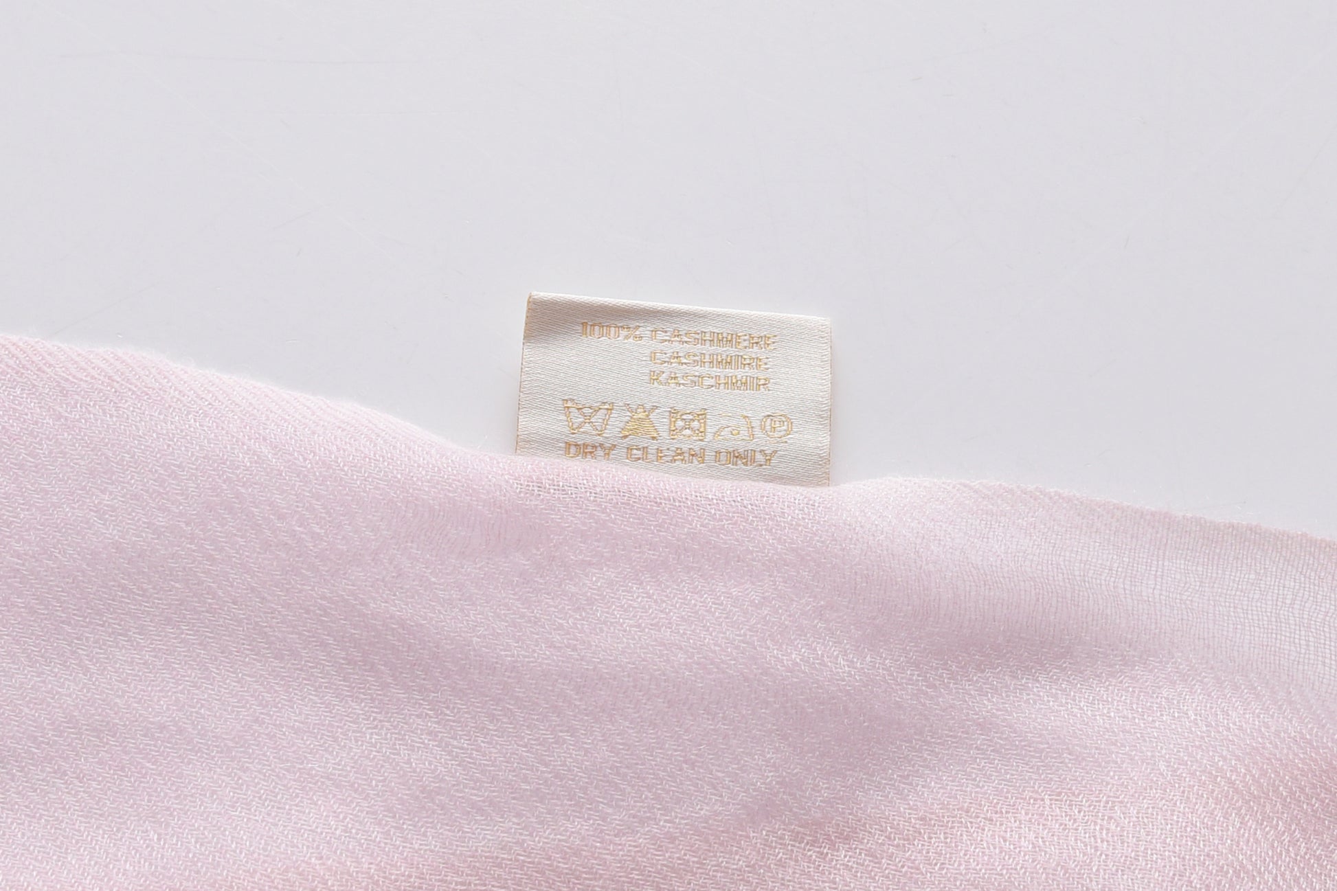 Butterfly and Floral Garden Cashmere Scarf in Pink