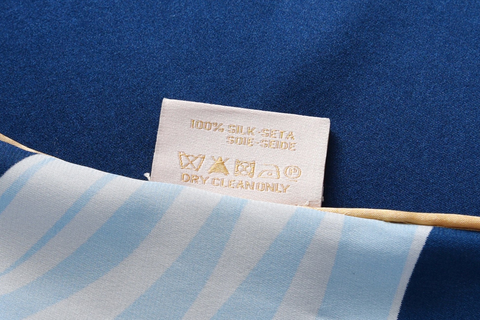 Performance Horses - Silk Scarf in Blue